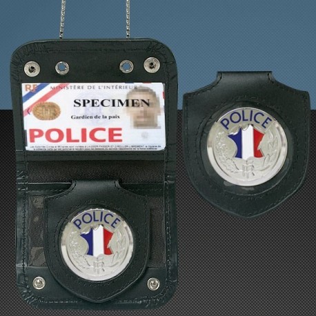 Police & Gendarmerie - Insigne Police - émaillé - fixation par vis