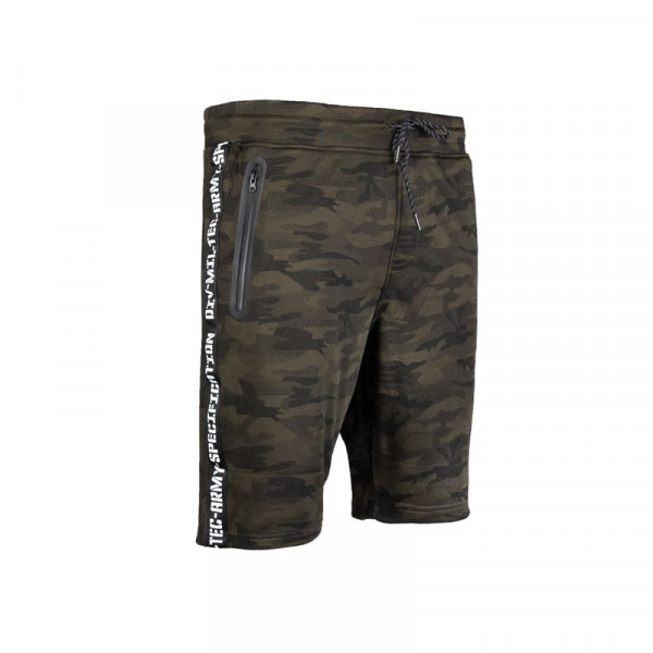 Short décontracté camouflage woodland