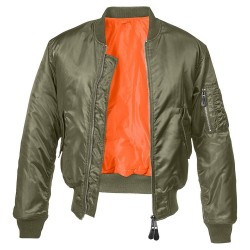 Bombers homme Militaire aviateur MA1 vert