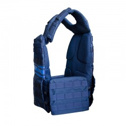 Poche multi-usage bleue à passant Molle