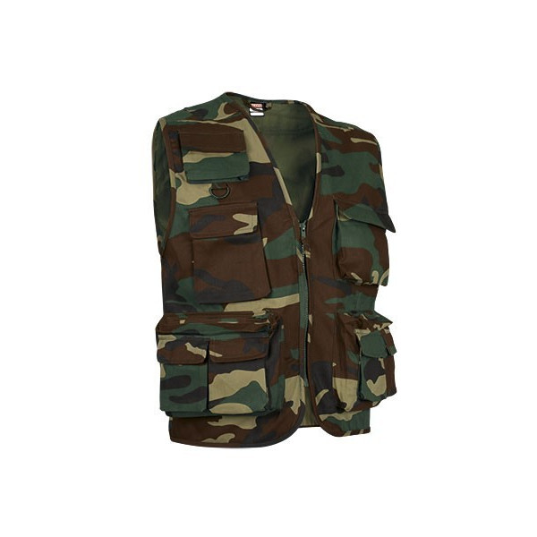 Gilet SAFARI jungle boisee