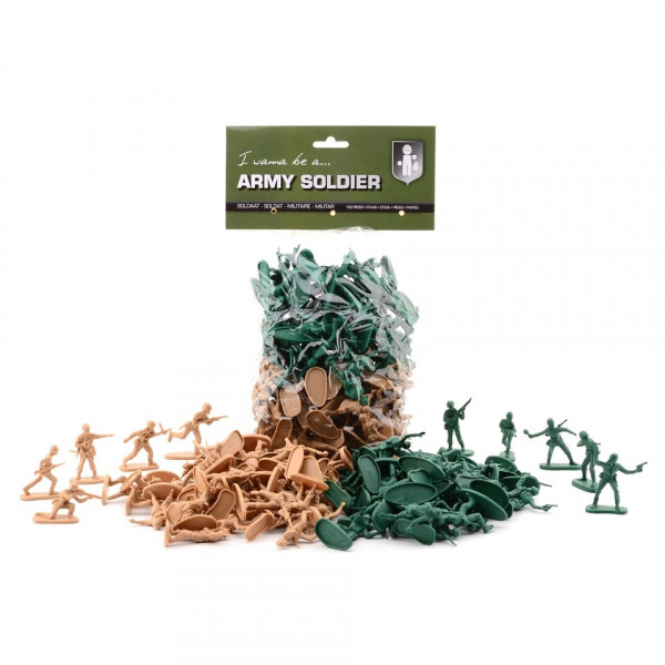 Grand sac de soldats en plastique