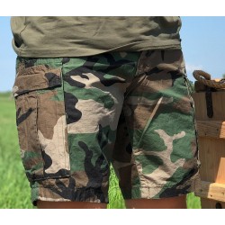 Short cargo en 100% coton