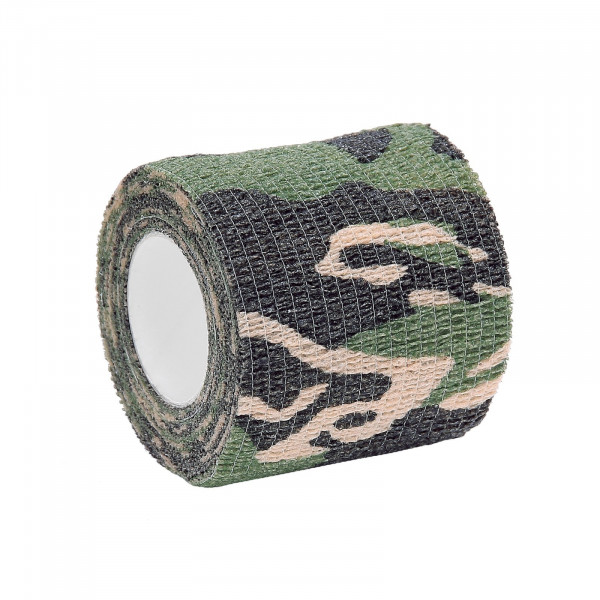 Ruban camouflage reutilisable woodland