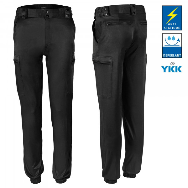 Pantalon Platinium Performance Spandex Noir | Forces de l’Ordre