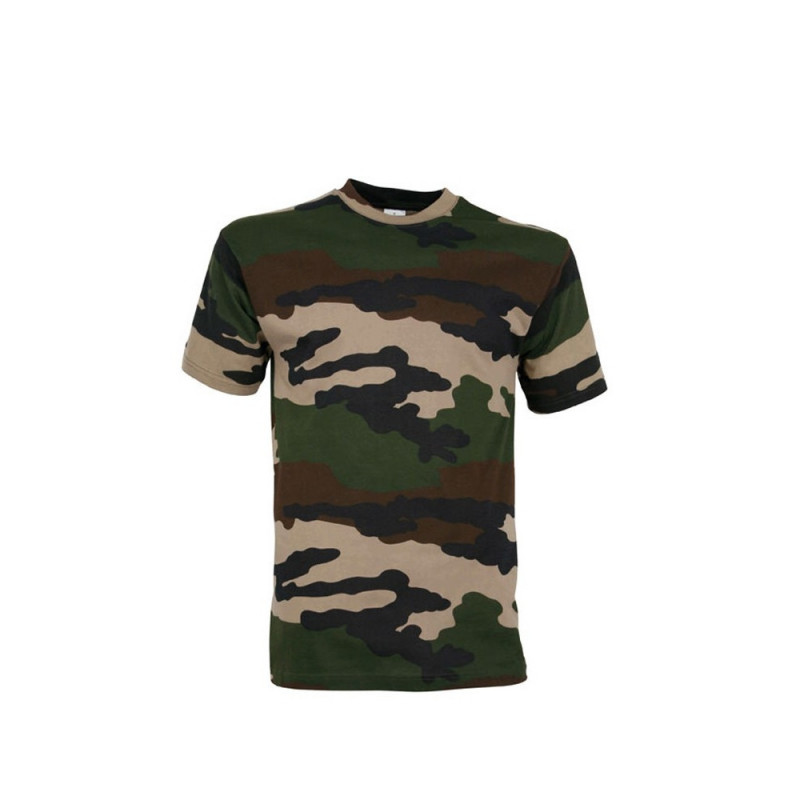 Tee-shirt camouflage CE de chez City Guard Tee-shirt camouflage CE de chez City Guard