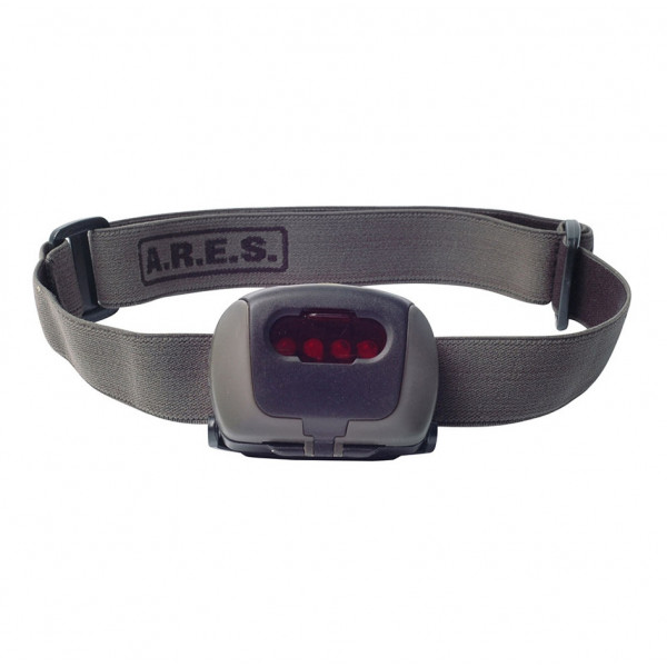 Lampe frontale à LED avec filtre rouge de la marque ARES