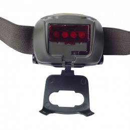 Lampe frontale à LED avec filtre rouge de la marque ARES