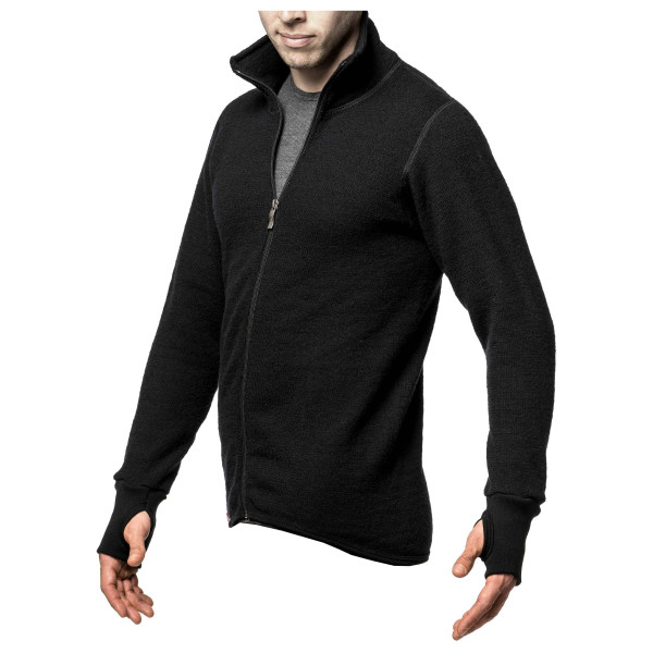 Veste ullfrotté grand froid Noire 600 gr woolpower