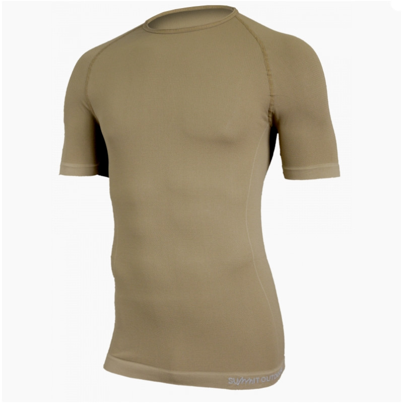 Tee-shirt 1ère peau micro aéré. Coyote Tee-shirt 1ère peau micro aéré. Coyote