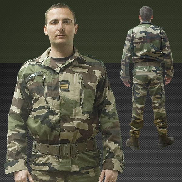 Veste F2 camouflage miliaire CE