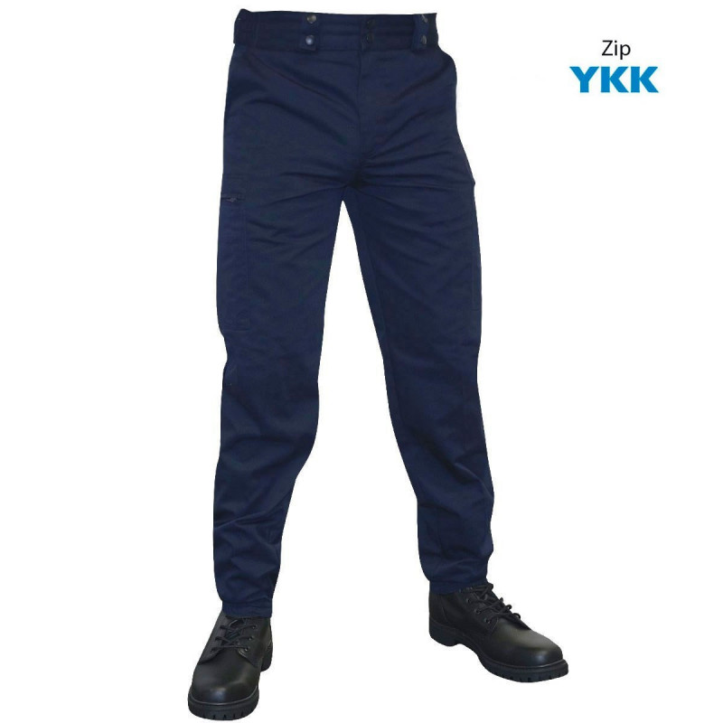 Pantalon intervention platinium mat bleu
