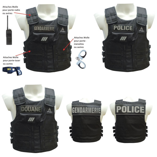 HOUSSE DE GILET PARE BALLE ATTACHE MOLLE