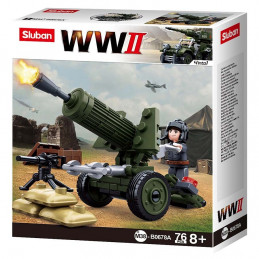 Sluban Seconde Guerre Mondiale, Mitrailleuse, 4 en 1 :A M38-B0678A