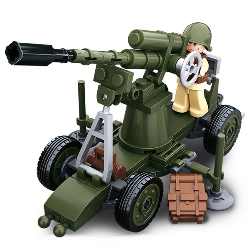 Sluban 2° Guerre Mondiale : canon anti-aérien - M38-B0678C
