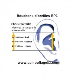 Bouchons anti-bruit Surfire EP4 - Casque anti-bruit & bouchon