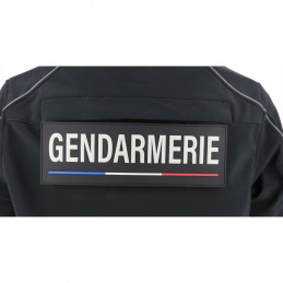 Bande DORSALE gendarmerie 28 *10 en PVC relief