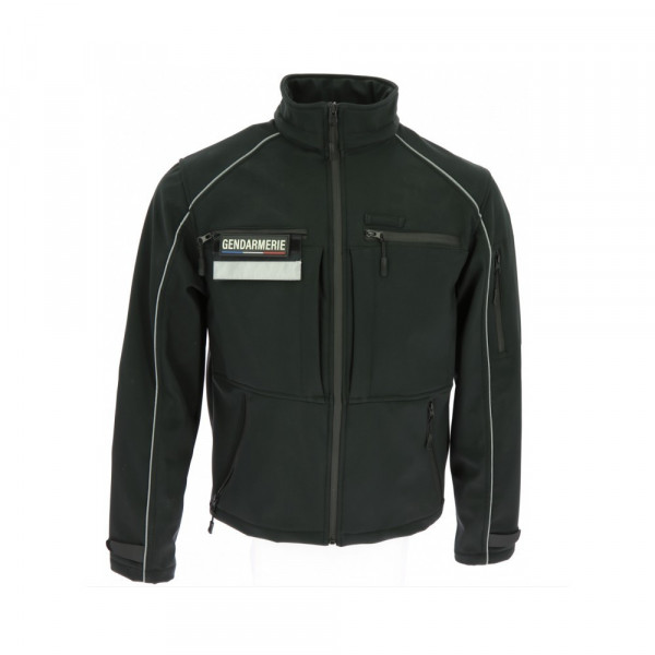 Bande POITRINE gendarmerie 10*3.5 en PVC relief