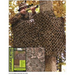 Filet de camouflage renforce MILIT. W/L 3X3M