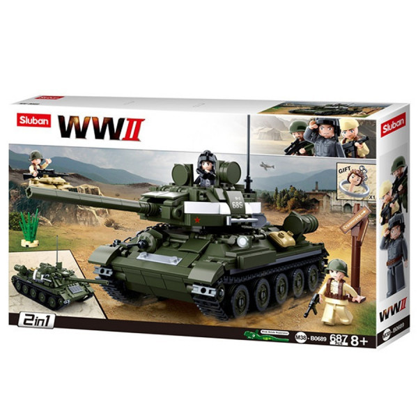 Sluban 2° Guerre Mondiale : Tank Allié hunter - M38-B0689