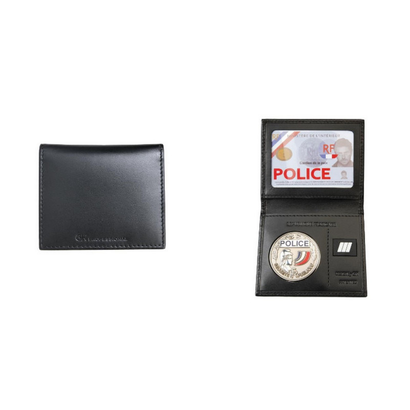 Porte cartes avec emplacement medaille et grade - GK Pro