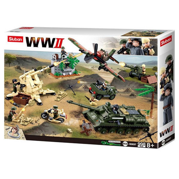 Sluban Seconde Guerre Mondiale, Batterie aérienne
