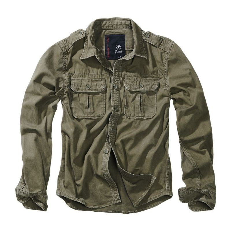 Chemise vintage shirt olive