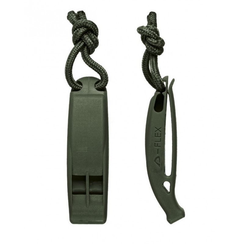 Sifflet Tactical Molle lot de 2 olive Mil-Tec