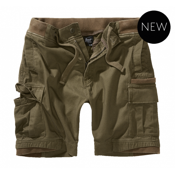 Short Vintage Barkman Olive – Brandit – 100 % coton
