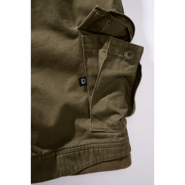 Short Vintage Barkman Olive – Brandit – 100 % coton