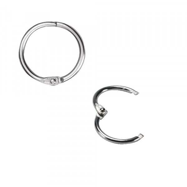 Anneaux brisés diamètre 30 mm en métal par 10