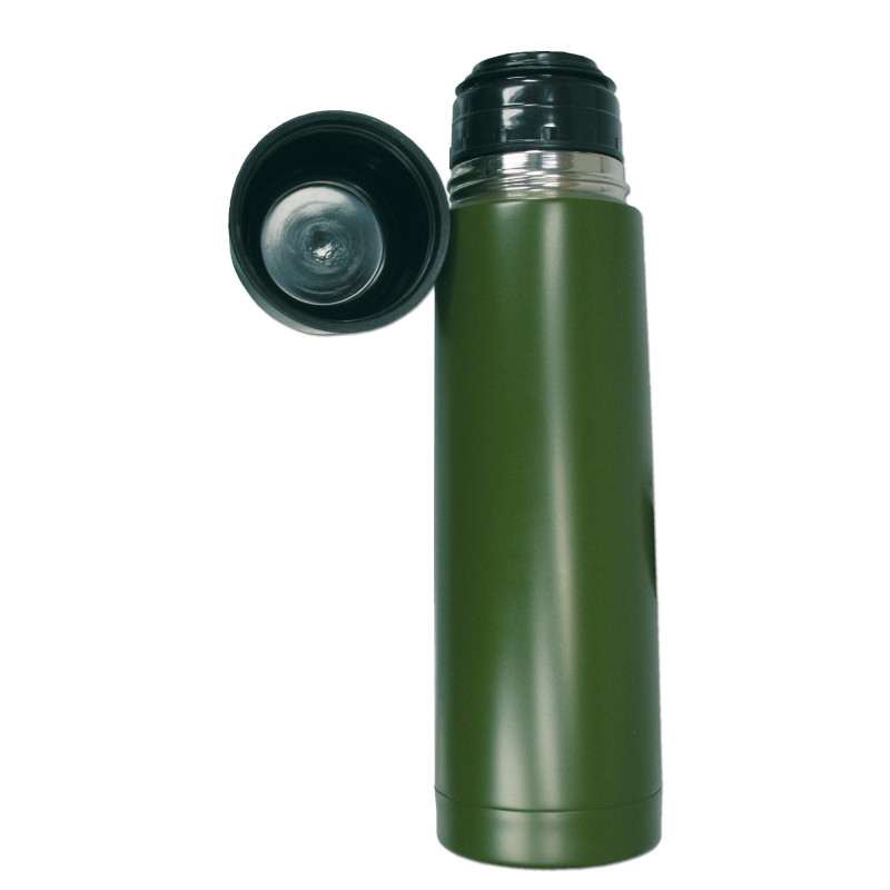 Bouteille isotherme 1Litre kaki