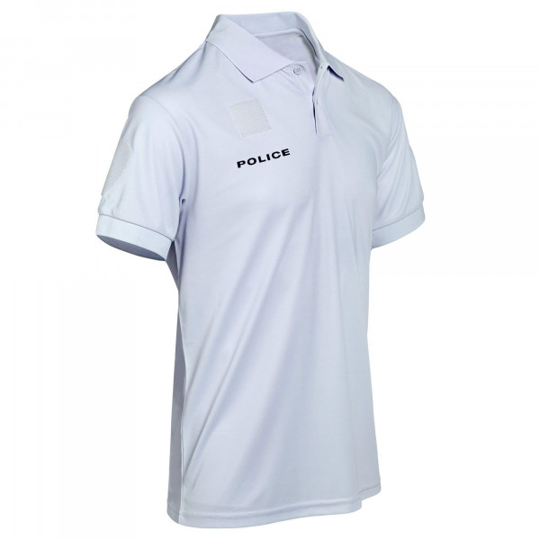 Polo POLICE cooldry anti humidite maille piquee
