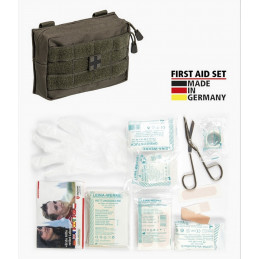 Trousse de Secours LEINA 25 pièces verte