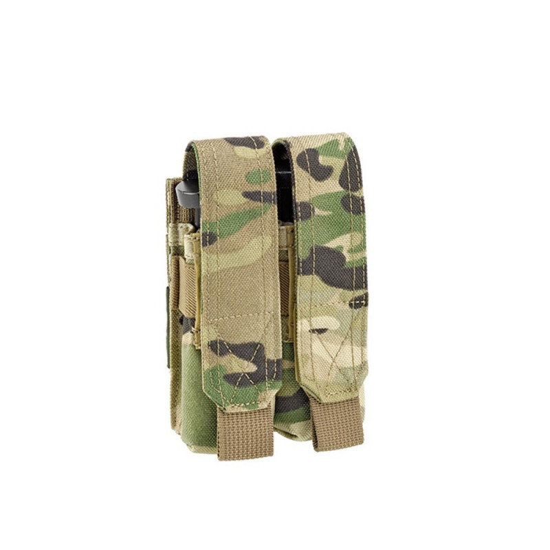 Porte chargeur double PA 9mm multicam DEFCON5 Porte chargeur double PA 9mm multicam DEFCON5