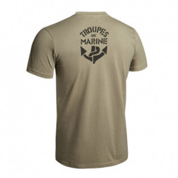 Tee-shirt Strong Troupes de Marine tan