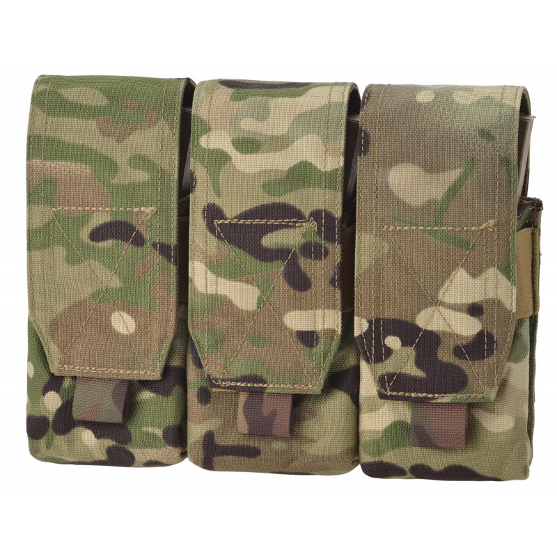 Porte chargeur 5.56 triple fermé multicam - Defcon 5