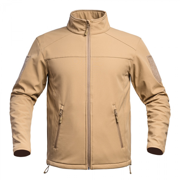 Veste softshell fighter tan / coyote de A10EQUIPMENT