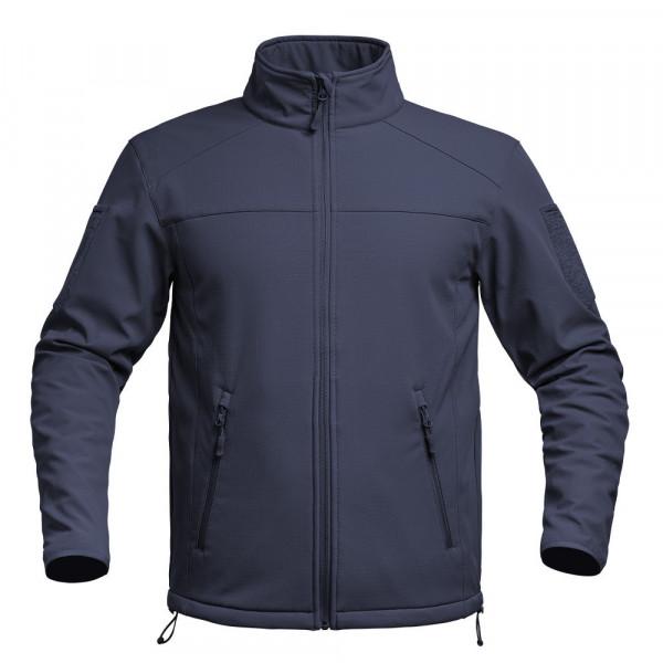 Veste softshell fighter bleu marine de A10EQUIPMENT