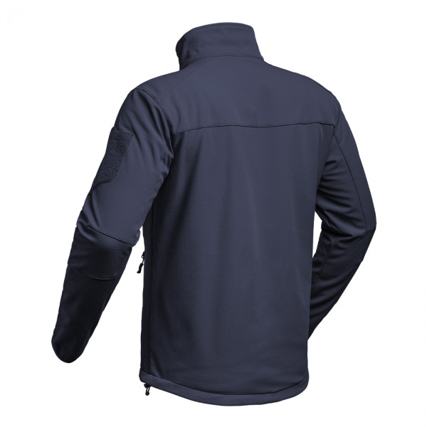 Veste softshell fighter bleu marine de A10EQUIPMENT