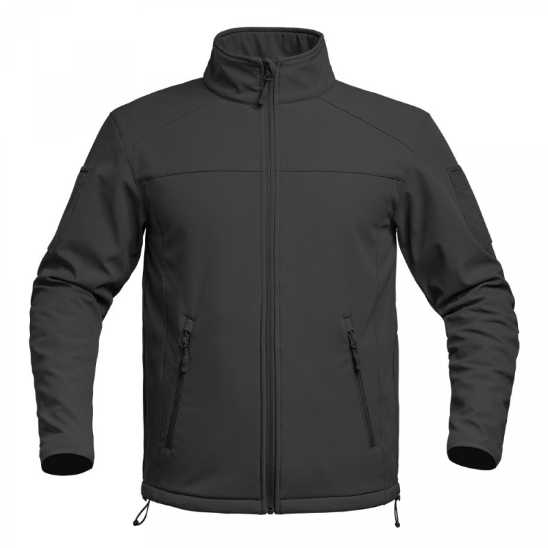 Veste softshell fighter noire de A10EQUIPMENT