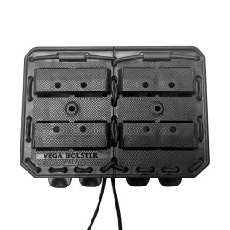 Porte-chargeur double côte à côte noir pour FAMAS et HK416