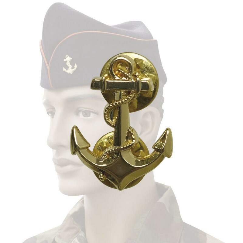 Ancre de calot Troupes de Marine sur pin's Ancre de calot Troupes de Marine sur pin's