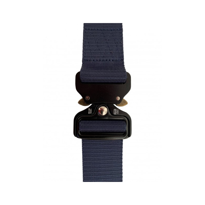 Ceinture Assault boucle type cobra Bleu