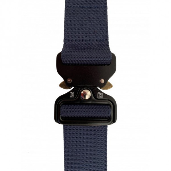 Ceinture Assault boucle type cobra Bleu