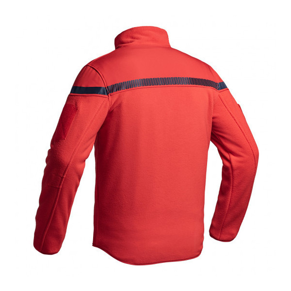 Veste polaire Sécu-One sécurité incendie rouge