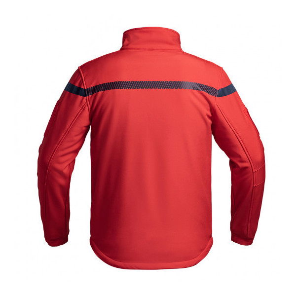 Veste softshell Sécu-one sécurité incendie rouge