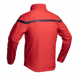 Veste softshell Sécu-one sécurité incendie rouge