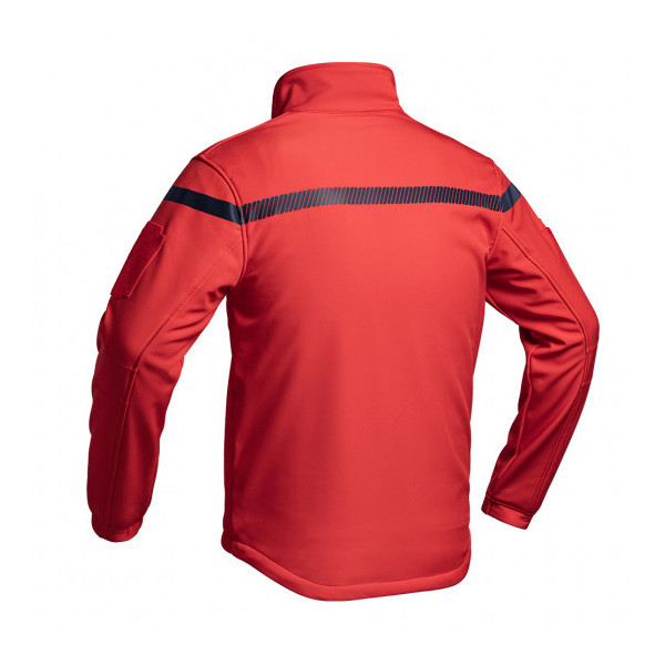 Veste softshell Sécu-one sécurité incendie rouge