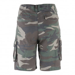 Short cargo camouflage enfant